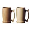 Beer Mug Set (Pair), 500ml, Dishwasher Safe, White/Brown, RV-204WB