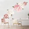 Peony Rose Flowers Wall Sticker Art Nursery Decals  Home Decor Gift