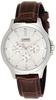 Men's Watch - MTP-V300L-7AUDF White Dial, Brown Band, Brown, Strap