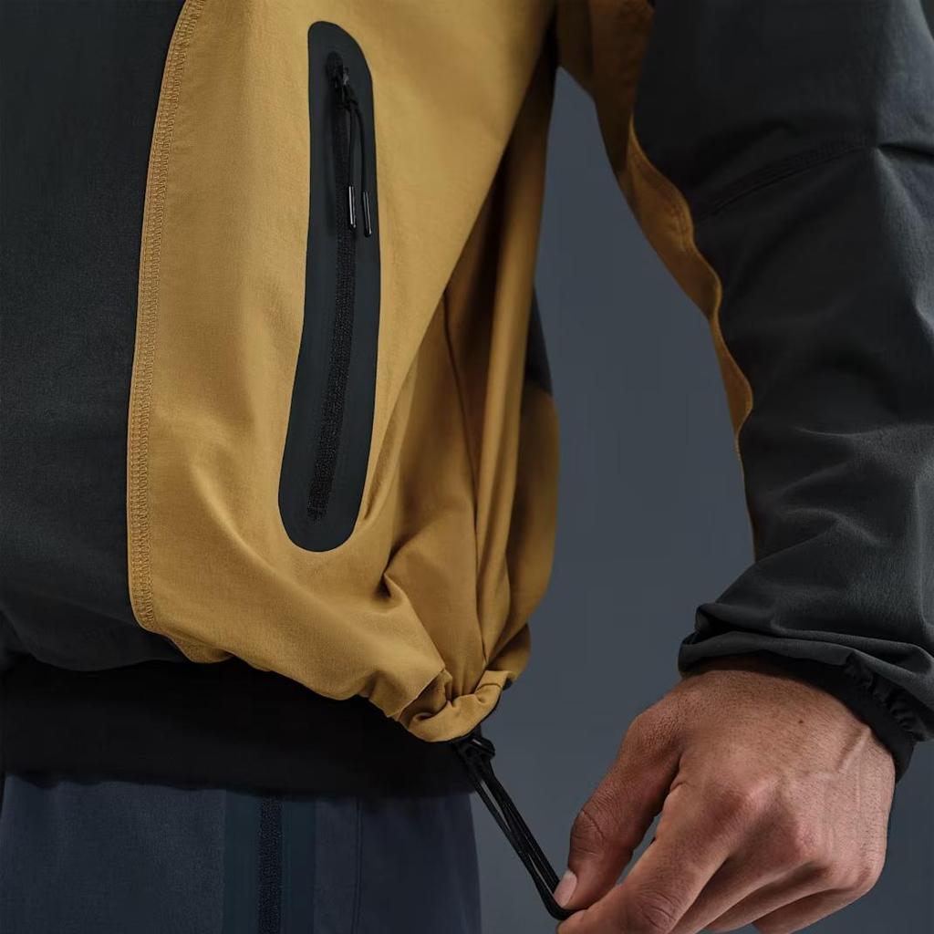 Nike Мужская ветровка Tech Dri-FIT с цветными блоками, свободная, IH8461-060