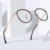 Metal Frame Plate Ring Simple Flat Glasses Frame Men'S Versatile Round Myopia Glasses Optical Frame Women