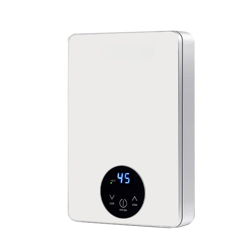 Маленький электрический водонагреватель мгновенного нагрева, бытовой, с постоянной температурой, с большим экраном, душевая машина, предотвращающая сухое горение, энергосберегающий водонагреватель