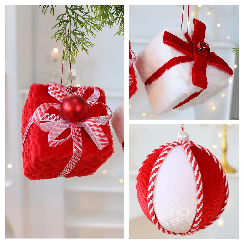 Holiday Christmas Decorations With Foam And Fabric For Festive Tree And Window Display