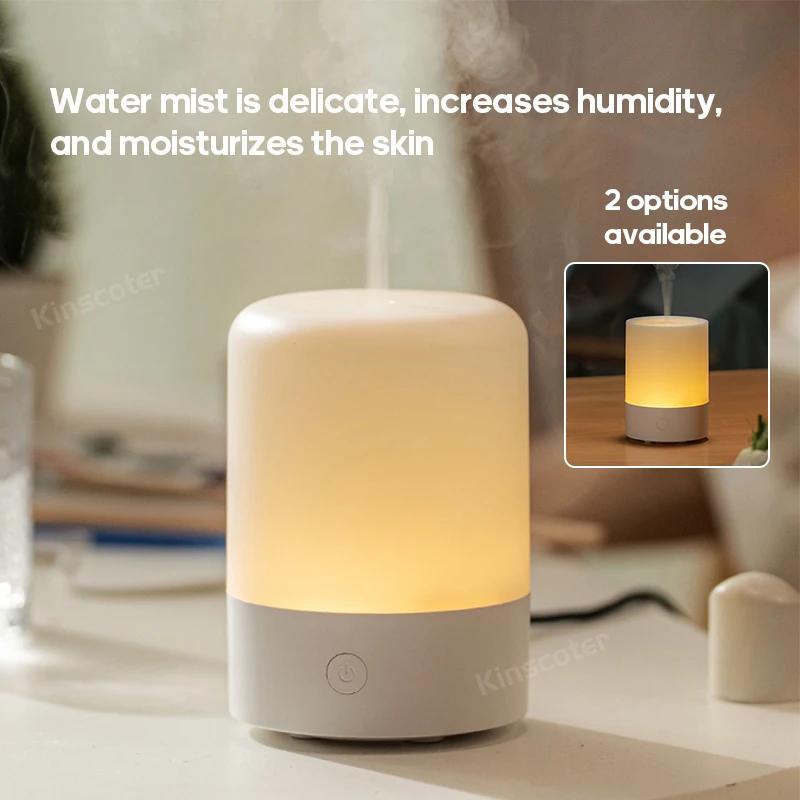 2024 Simple Aroma Diffuser Desktop Mini Air Humidifier Ultrasonic Sprayer Aromatherapy Essential Oil Difusor with RGB Light