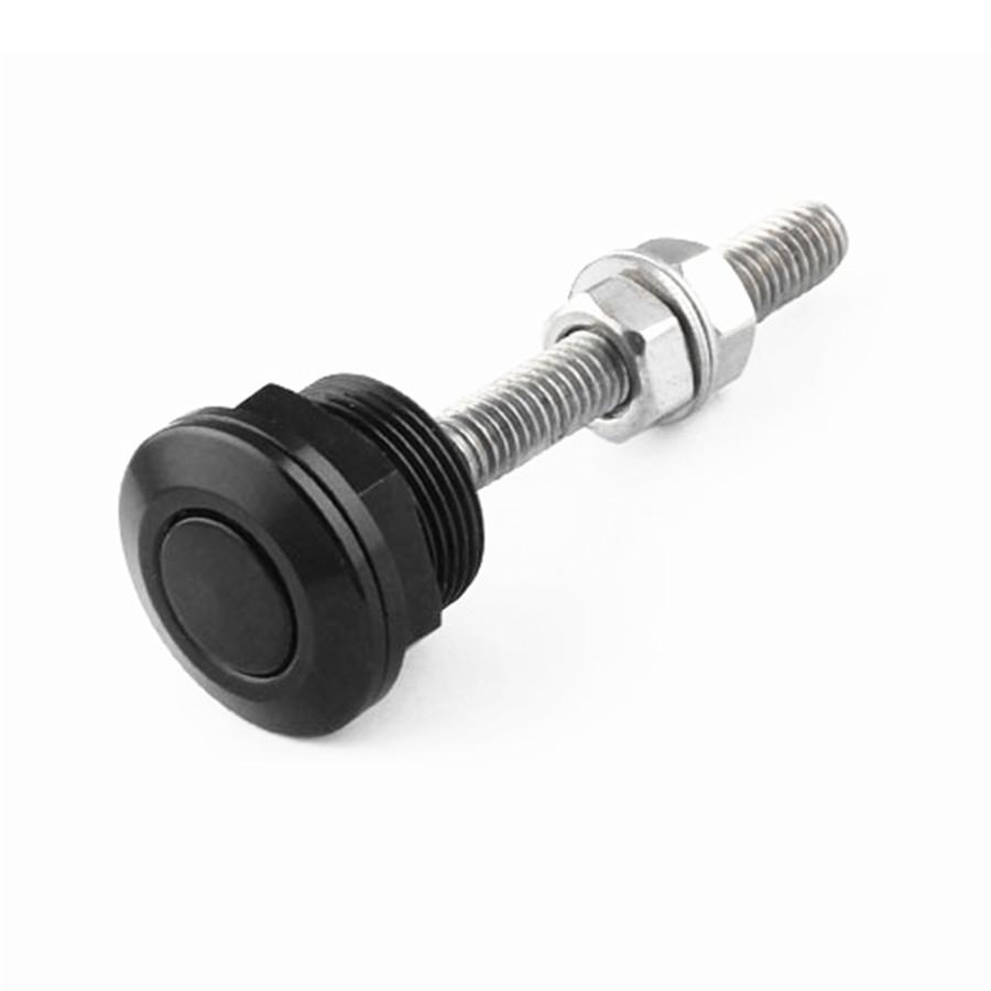 4X 22Mm Cnc Black Car Hood Bumper Latch Kit Quick Release Push Button Lock Clip