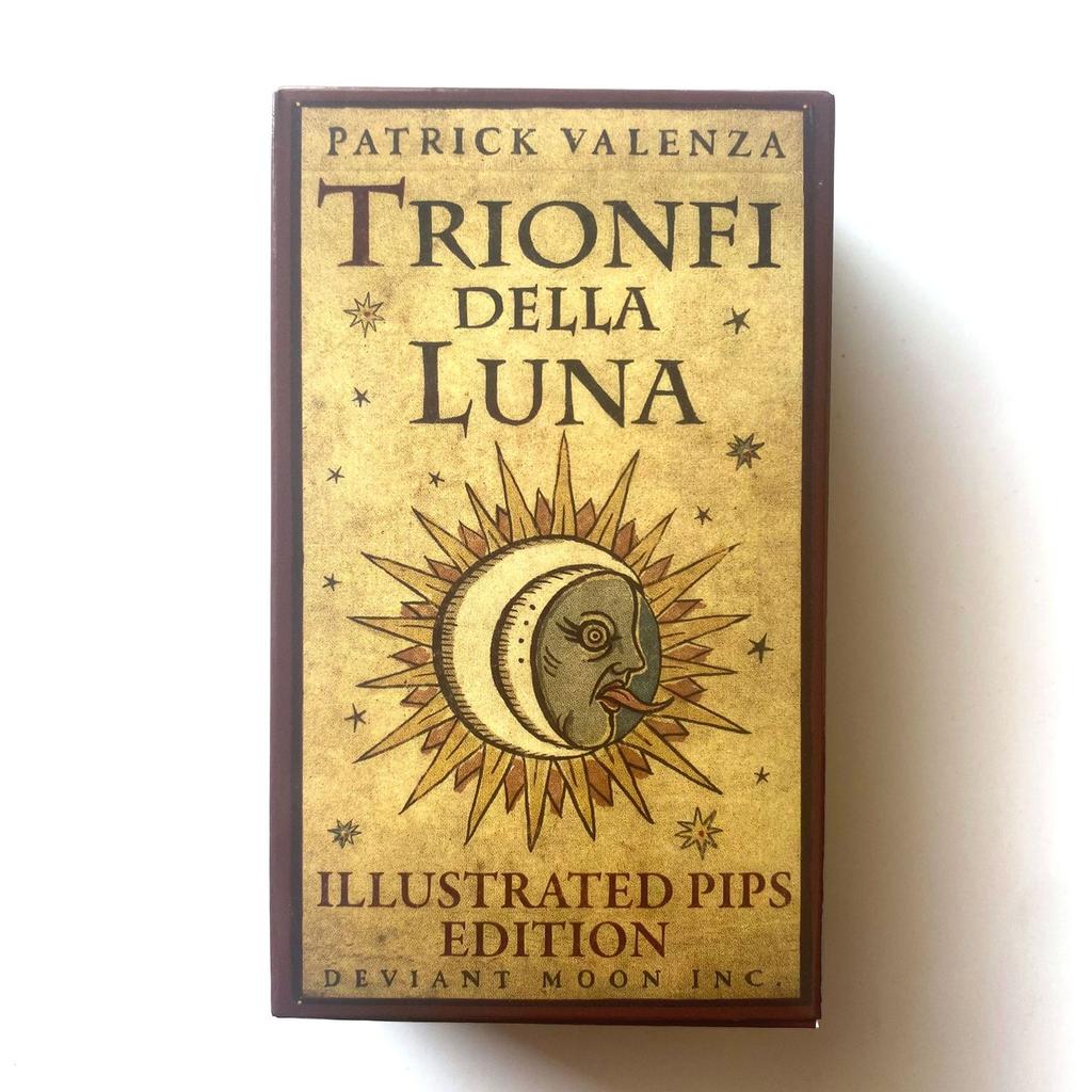 Trionfi Della Luna Oracle Cards Tarot Card Decks for Beginners Professionals Fortune Telling Cards Table Board Game Family Night