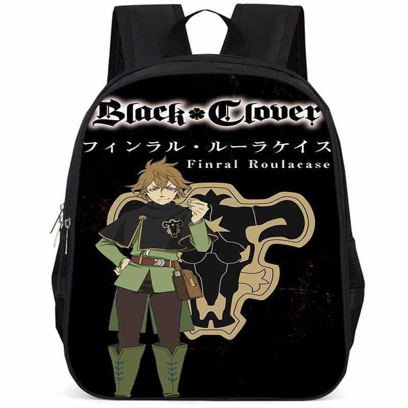 Рюкзак Black Clover из ткани Оксфорд, 15 дюймов, большой вместимости, легкий, для детей