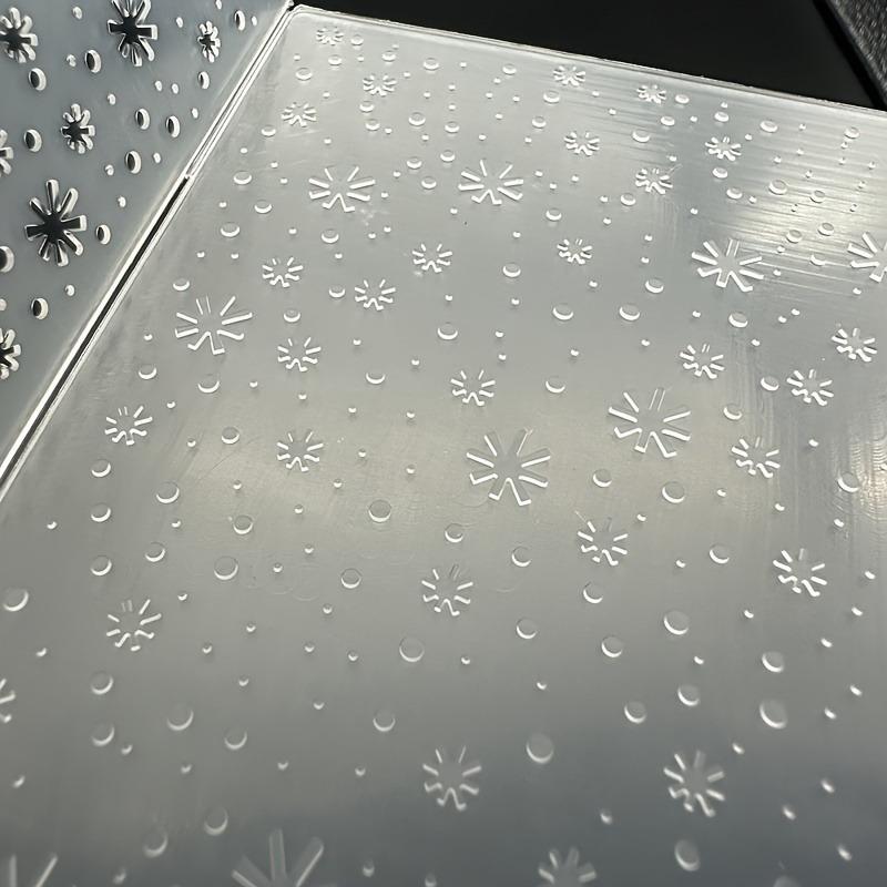 1pc Christmas Snowflake Embossing Die Cut Template - Plastic Craft Mold for DIY Cards, Scrapbooks & Gift Tags - Easy-to-Use