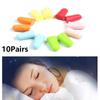 Color Travel Study Rebound Hearing Protector Anti-noise Tapered Polyurethane Foam Earmuffs Earplugs