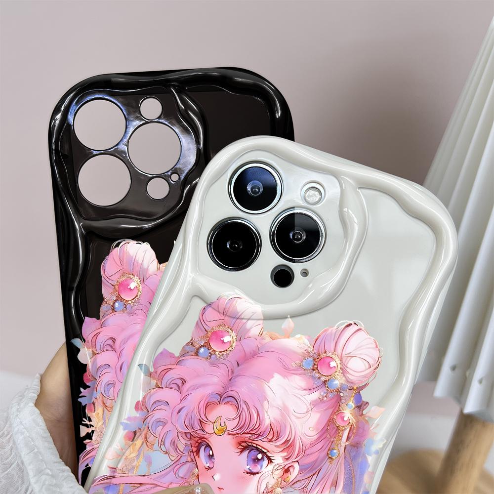 Для OPPO A17 A18 A38 A58 A98 Reno7 Z 8Z 8T 11F 11 Pro Realme 12 Lite 12 Pro C30 красивый женский розовый кремовый текстурный мягкий силиконовый чехол для телефона