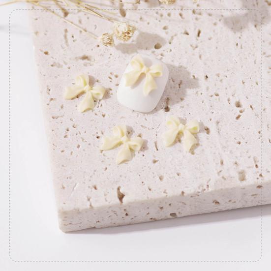 30Pcs Nail Art Decoration Wear Resistant Remove Easily DIY 3D Bowknot Nail Art Butterfly Decoration Parts for Salon