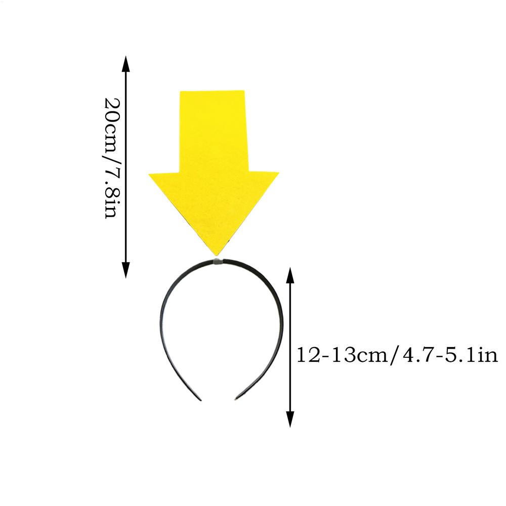 Повязка на голову «Наконечник стрелы» Смешная повязка для волос «Наконечник стрелы» Эластичные оригинальные аксессуары для волос Игровой головной убор для реквизита для фотобудки Праздничные принадлежности