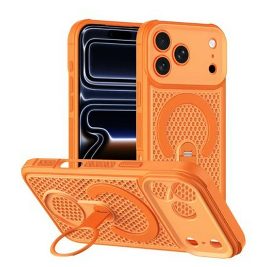 Вращающаяся подставка для Apple 17 Air 16 15 Plus, 14 13 12 Магнитный чехол для телефона с теплоотводом