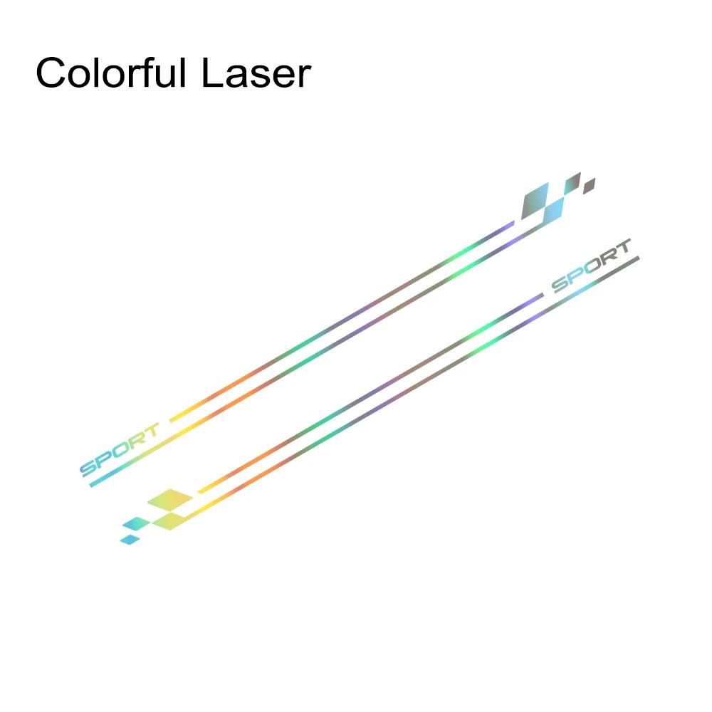 2PCS Car Door Stripe Stickers Vinyl Film Racing Style Decal For Volkswagen VW Beetle 2015 2009 Cabriolet Auto Tuning Accessories