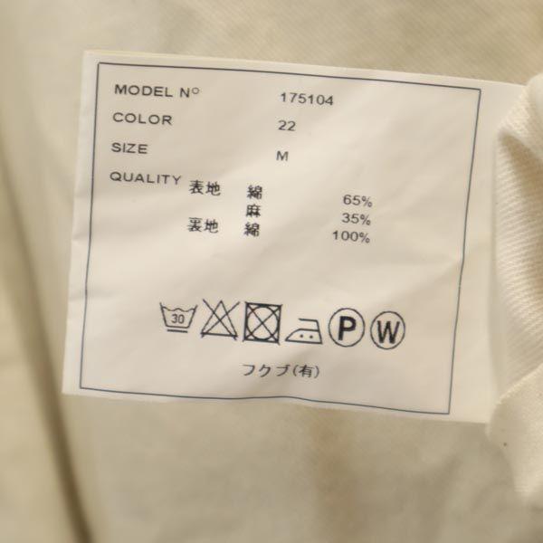 YAECA Легкое пальто Честер из смесового льна M Коричневый WRITE Мужское Б/У