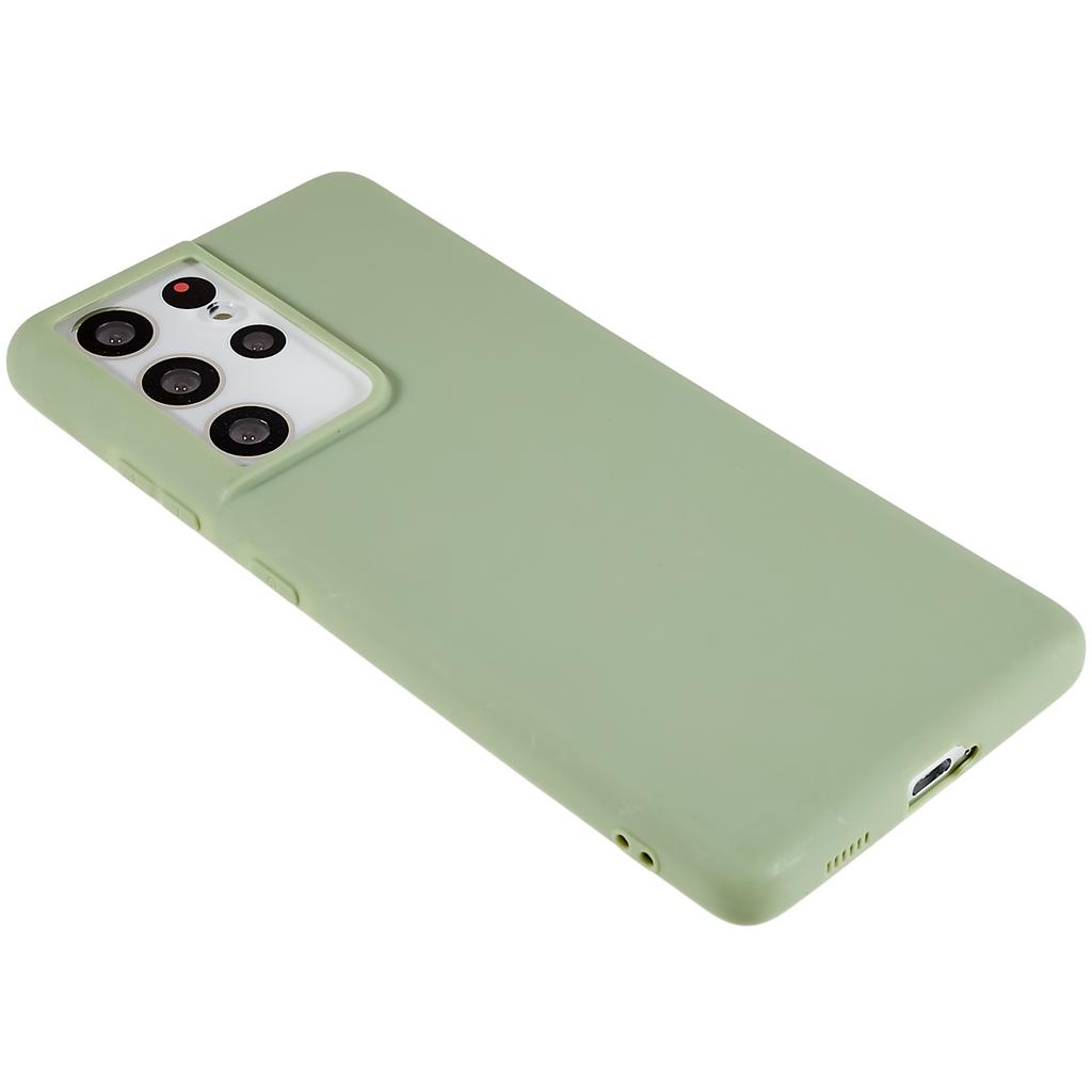 Phone TPU Case for Samsung Galaxy S21 Ultra 5G Fingerprint Free Matte Protective Phone Cover