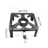 Single Propane Outdoor Burner Cast Iron Stove LPG Gas Cooker for Outdoor Camping BBQ