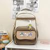 College Cute Style Cartoon Printed Student Backpack  For Use Daily