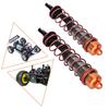 2pcs Metal Shock Absorber Damper for 18 RC Car Spare Parts Accessory (120mm)