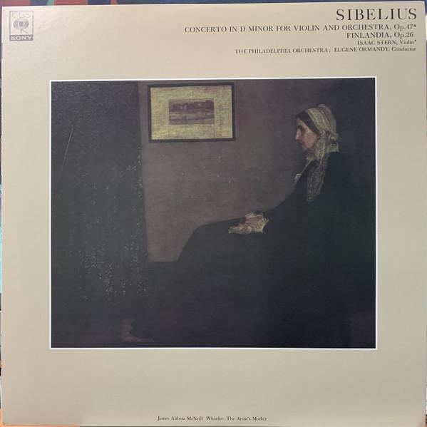 LP Record ISAAC STERN PHILADELPHIA ORCHESTRA Sibelius Concerto In D Minor For V FCCA476 CBS SONY Japan Classical Used