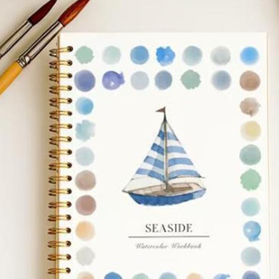 Рабочая тетрадь с 12 цветами пигмента, пошаговое руководство по рисованию животных и цветов