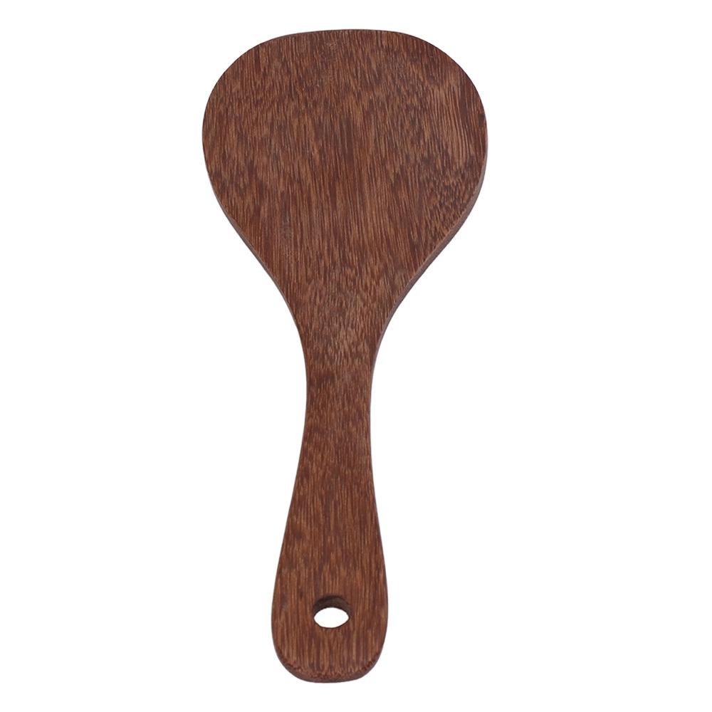 2 Pcs Long Handle Rice Paddle Smooth Burr-free Kitchen Scoop Cooking Spatula Meal Serving
