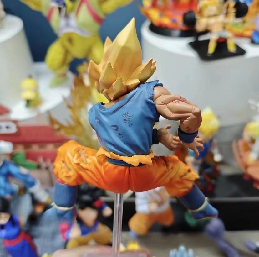 Anime Drogan Boll Z Gocool Figure Super Saiyan Son Gocool Action Figurine Pvc Statue Desktop Ornament Collection Model Toys Gifts