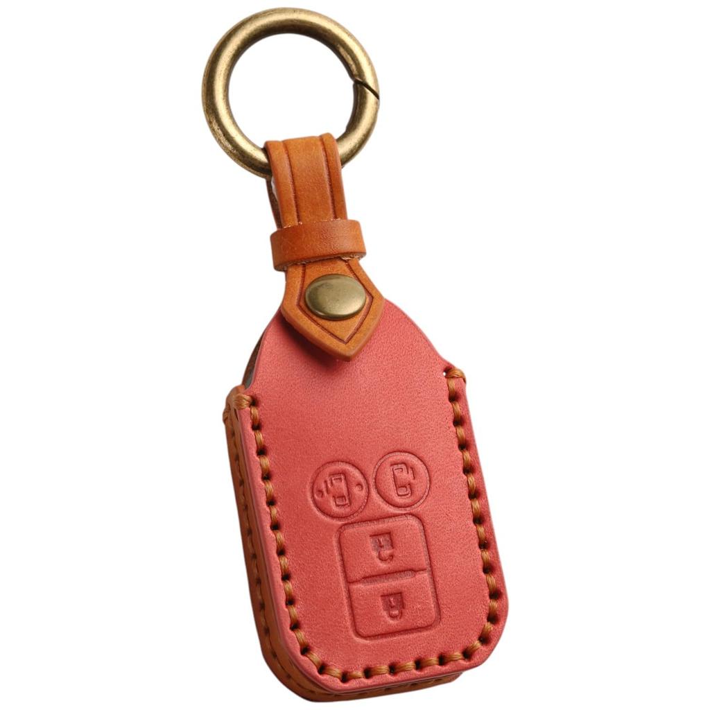 Suzuki Key Cover for and New Custom Key and Genuine Tanned Smart Key Custom Leather [smasol] Jimny, Nomad, Frontus, Spacia, Jimny, Case, XBEE, Solio,