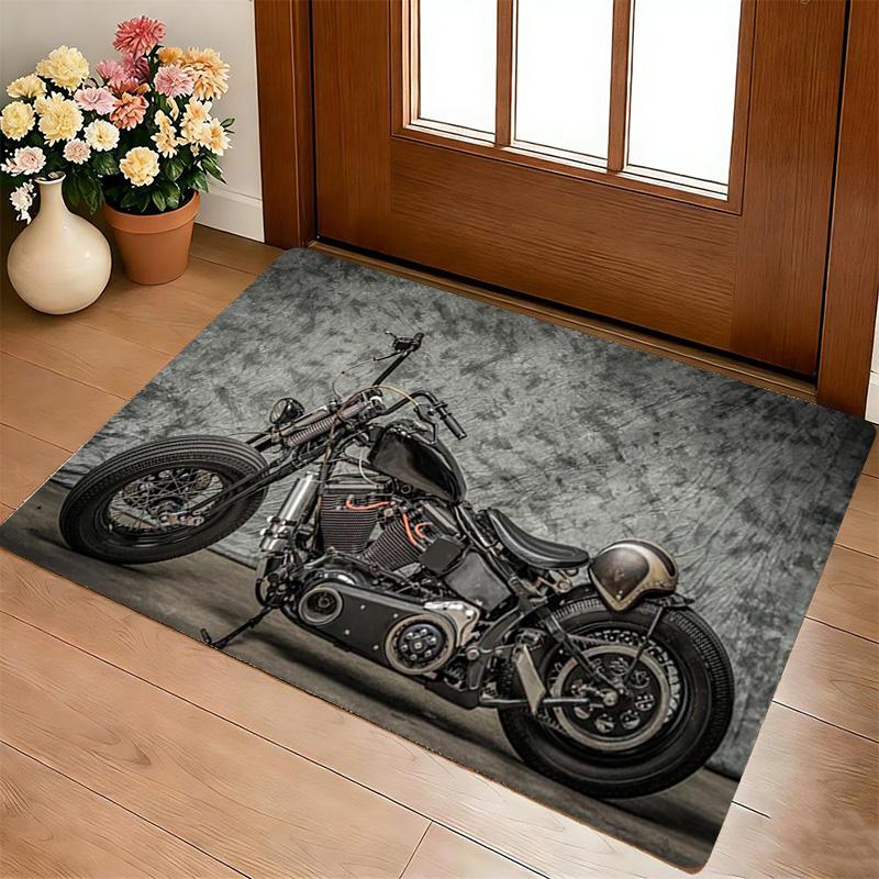 Custom Bike Living Room Nonslip Area Rug Soft Carpet For Bedroom Game Playroom Sofa Office Home Decor Doormat Christmas Gift C9302744
