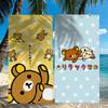 Мультяшный R-Rilakkuma милый каваи Полотенце Быстросохнущие Пляжные полотенца подходят для бассейнов, кемпинга, йоги и спортзала