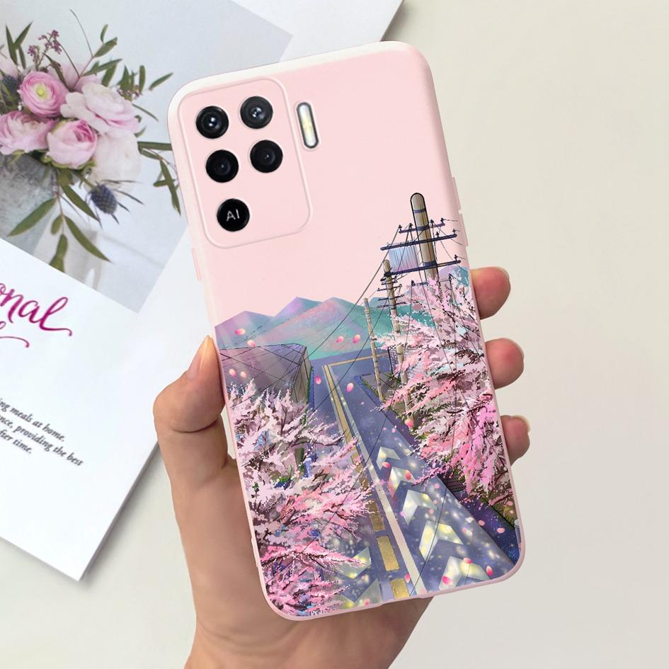 Чехол для OPPO Reno 5 Lite CPH2205 Популярный Цветок Мягкий Силиконовый Задний Чехол для OPPO A94 5G CPH2211 A 94 Reno 5Z Reno5 Lite Бампер