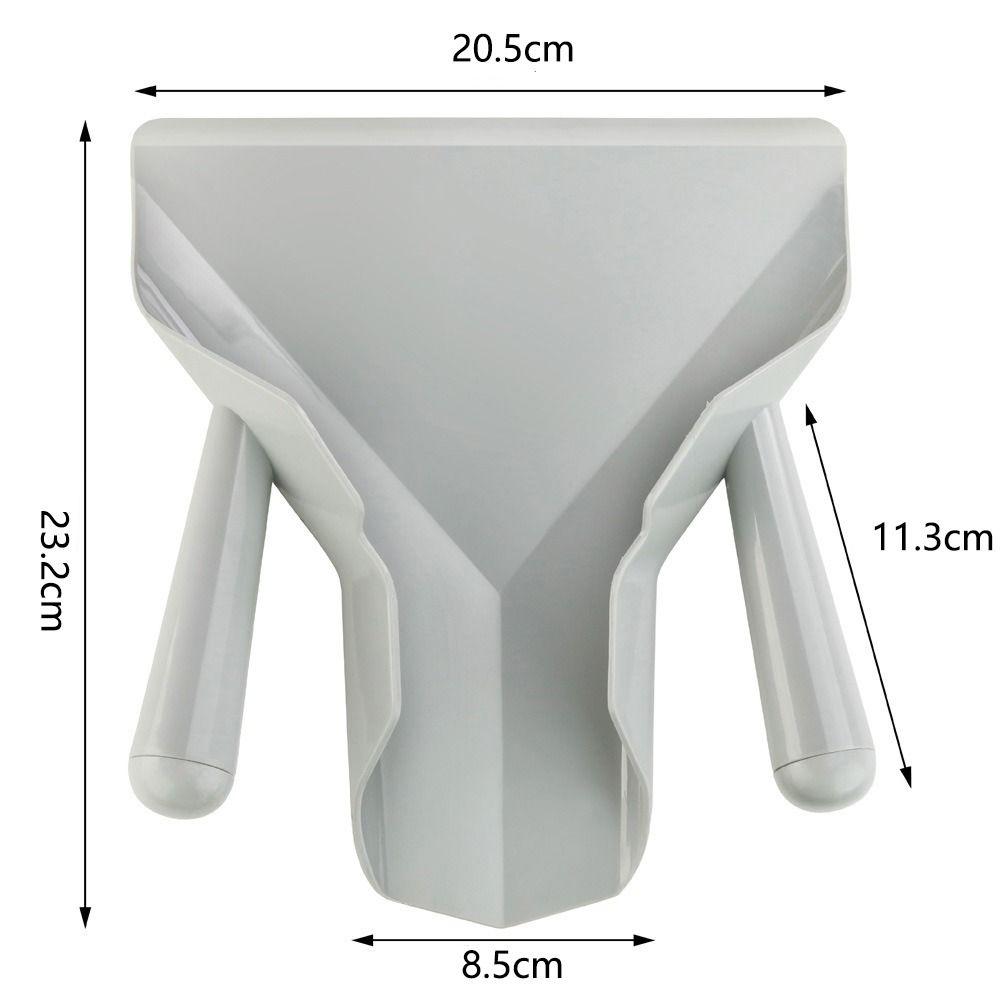 Пластиковый совок для чипсов с одной/двумя ручками, упаковщик для попкорна, лопатка для картофеля фри, ресторан быстрого питания