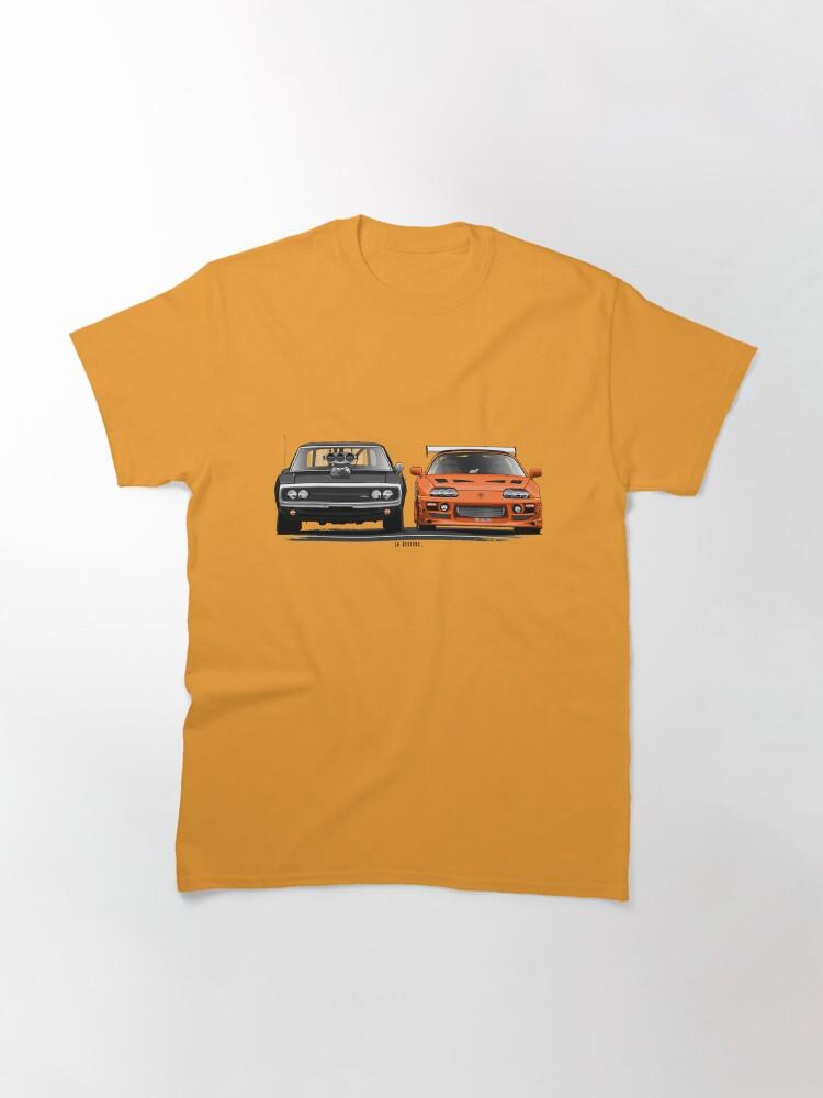 Fast & Furious Charger RT _amp_ Supra Mk IV - The Fast and Furious Active Classic T-Shirt