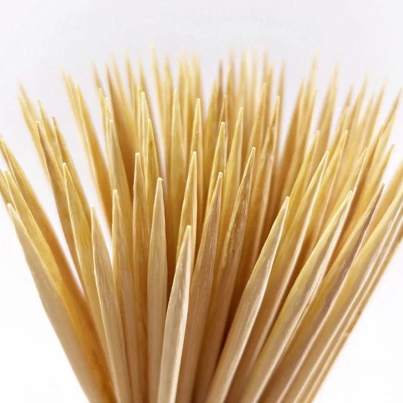 15/20/25/30 см бамбуковые шпажки палочки пищевая бамбуковая палочка одноразовая натуральное дерево длинная палочка для кухни барбекю фрукты жареные