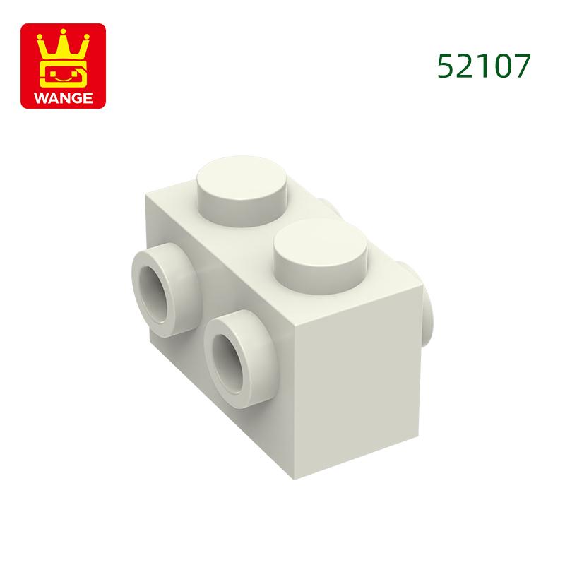 Нетоксичный 108 шт./лот 52107 Отверстие 2 отверстия Блок Moc Цветные Аксессуары Совместимые с Кирпичом DIY Детская Образовательная Игрушка Конструктор