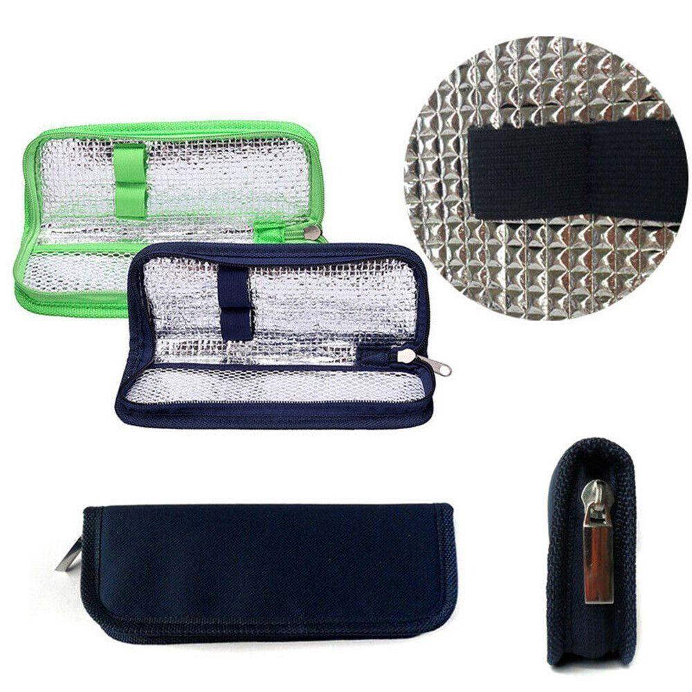 Practical Thermal Insulated Diabetic Pocket Cooler Insulin Cooling Bag Pill Protector Travel Case