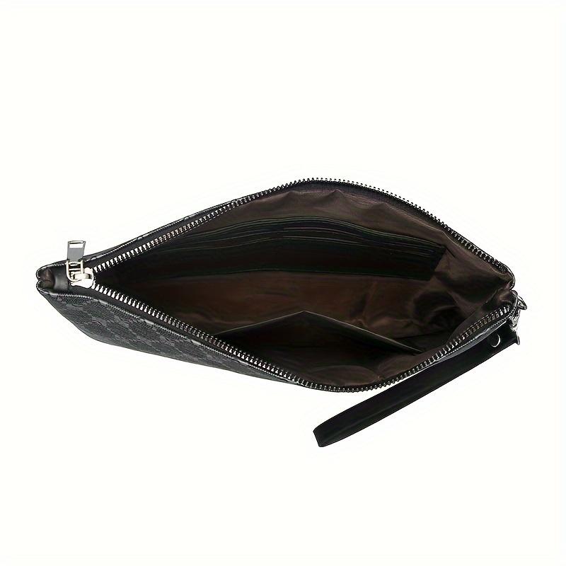 Сумка-конверт в клетку, Мужская модная сумка, Повседневная наручная сумка для телефона, Клатч с несколькими отделениями для карт