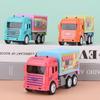 Forward/Backward Cooking Game Kitchen Role Play Ice Cream Truck Mini Inertia Car Van Lorry Model