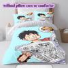 OnePiece Character Soft and Comfortable Duvet Cover, Children's Bedding Set Gift, Extra Large Size, Various Sizes Available