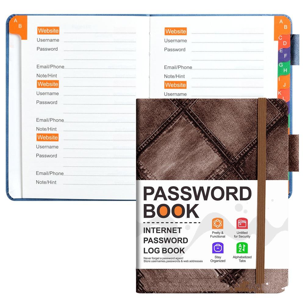 To Record Internet Logins Password Organizer Address Book Password Keeper Notebook For Seniors