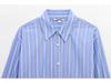 Spring 2025 Women's European/American Striped Poplin Shirt