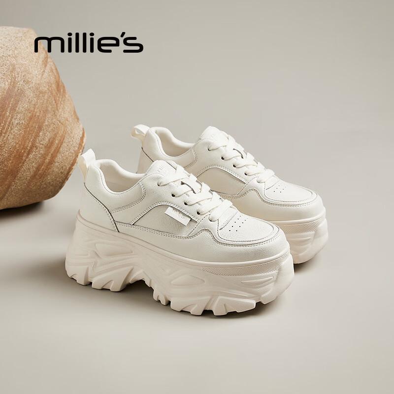 Женские повседневно-спортивные туфли Millies на платформе, цвет вне белого