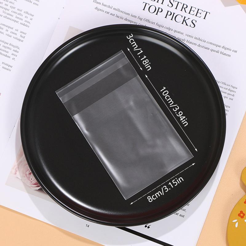 Frosted Clear Thickened Biscuit Bag Bread Bag Plastic Self-Contained Ziplock Bag