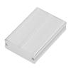 Aluminium Electric Box Waterproof Junction Enclosure Case Integrated for DIY Silver 24x69x100mm