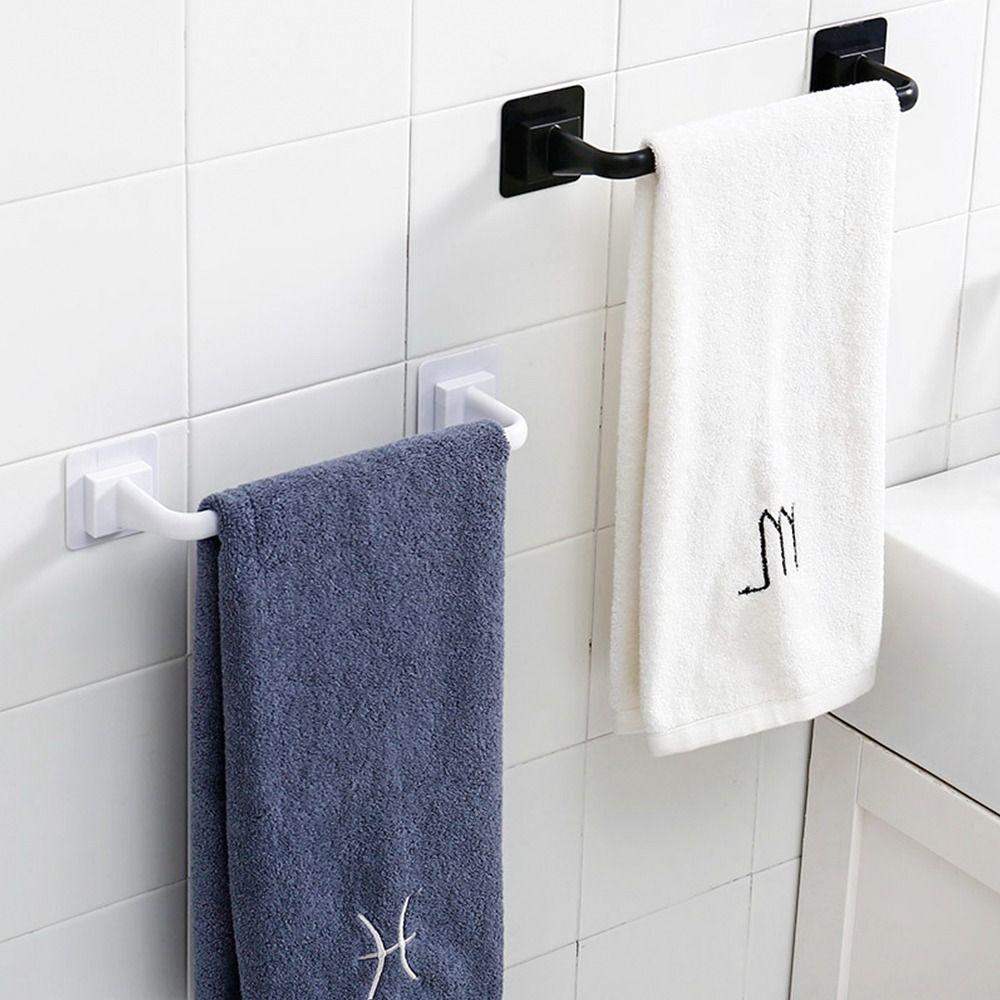 Useful Hanger Holder Bracket Toilet Bathroom Bar Clothes Holder Towel Rack Storage Shelf