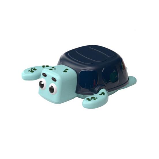 Детская игрушка для ванной без батареек Прекрасный мультяшный черепаха Водная игрушка Интересные успокаивающие интерактивные игрушки Ванная комната Ванна Душ Заводная игрушка Детский подарок