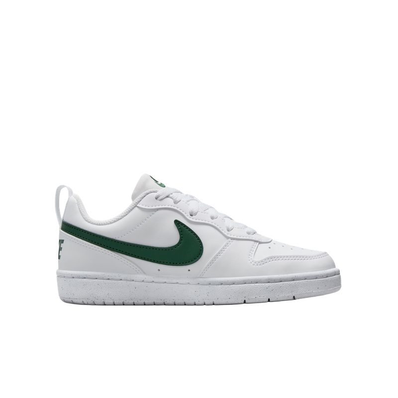 Nike Court Borough Low Recraft GS Белые Еловые Детские Кроссовки DV5456-133