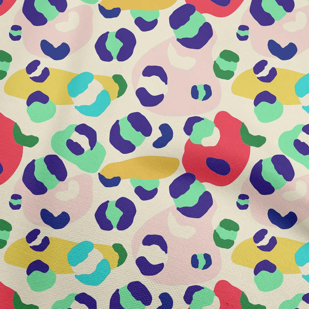 oneOone Cotton Poplin Aquamarine Green Fabric Animal Skin Quilting Supplies Print Sewing Fabric By The Yard 42 Inch