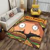 Bob's Burgers Cartoon Design suitable as a non-slip mat for the living room or bedroom sofa