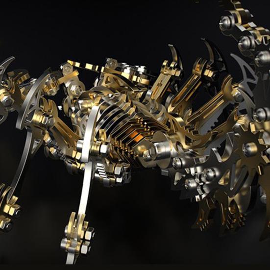 Yousheng 3D Механическая головоломка «Скорпион», игрушка «Сделай сам», металлический король скорпионов, модель, украшение, украшение для детей и взрослых, образовательная игра в стиле стимпанк для сборки животных